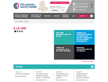 Tablet Screenshot of limoges.cci.fr